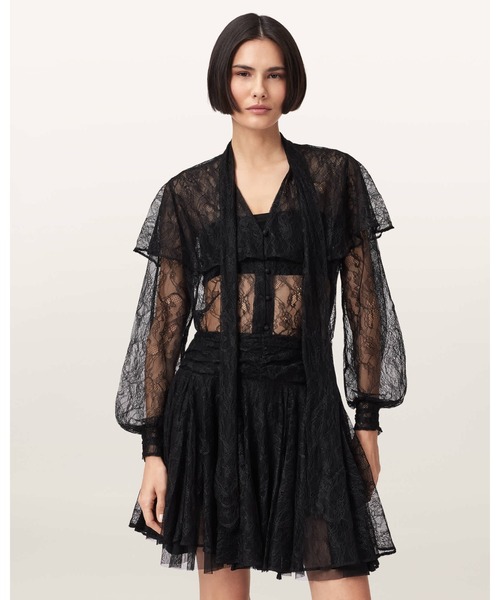 ALLSAINTS（オールセインツ） ブラウス シャツ ATHENA LACE SHIRT 