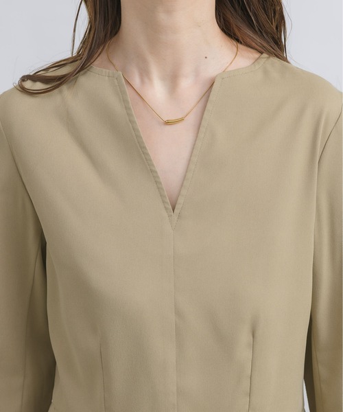 「NEUNA」 長袖ブラウス FREE ブラック レディース_画像2