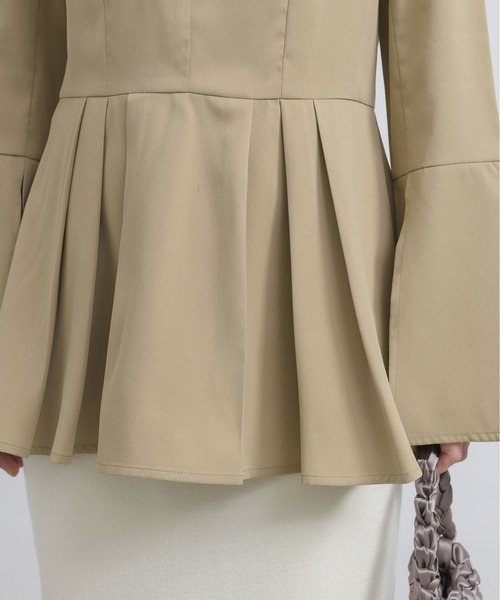 「NEUNA」 長袖ブラウス FREE ブラック レディース_画像7