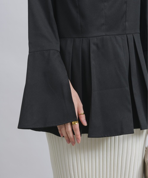 「NEUNA」 長袖ブラウス FREE ブラック レディース_画像8