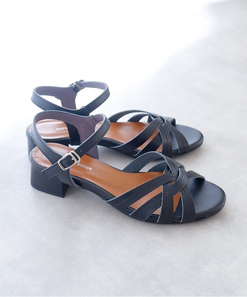 「MODE KAORI」 フラットサンダル 24cm キャメル レディース_画像9