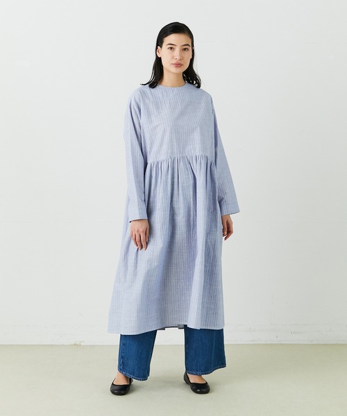 「conges payes ADIEU TRISTESSE」 長袖ワンピース - ブラック レディース_画像3