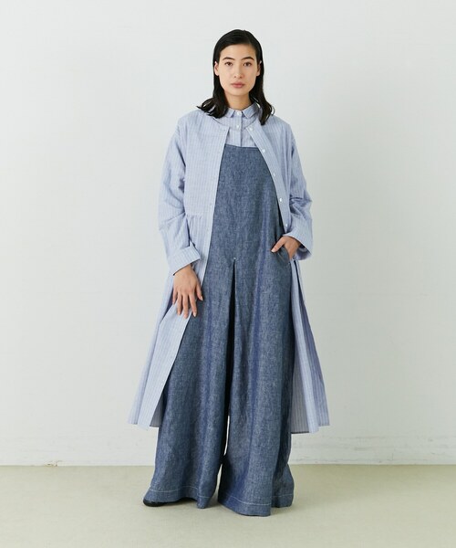 「conges payes ADIEU TRISTESSE」 長袖ワンピース - ブラック レディース_画像6