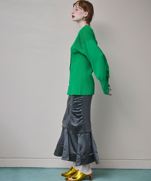 カーディガン SQUARESLEEVE V NECK KT CD レディースの画像