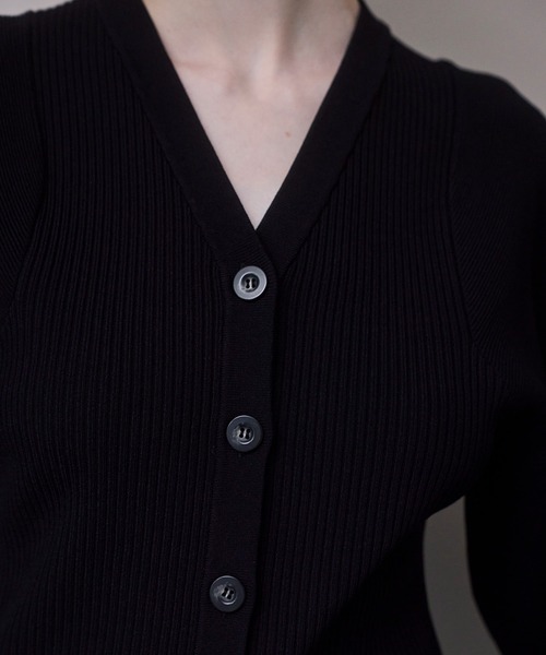 カーディガン SQUARESLEEVE V NECK KT CD レディースの画像