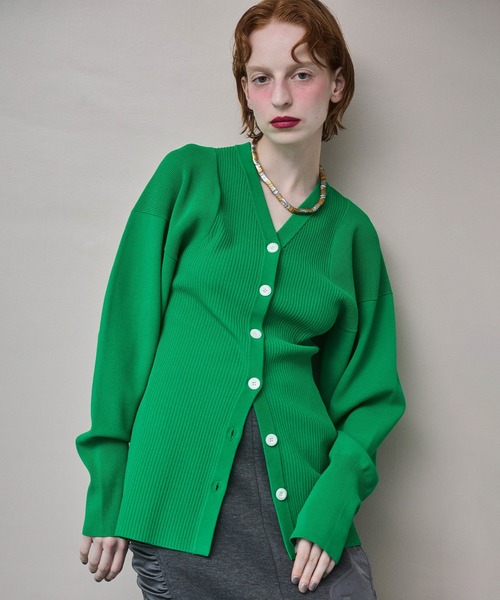 カーディガン SQUARESLEEVE V NECK KT CD レディースの画像