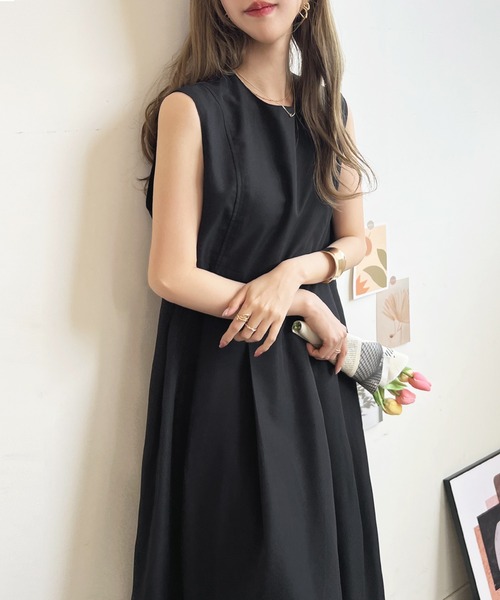 「Futier land」 ノースリーブワンピース FREE ブラック レディース_画像6