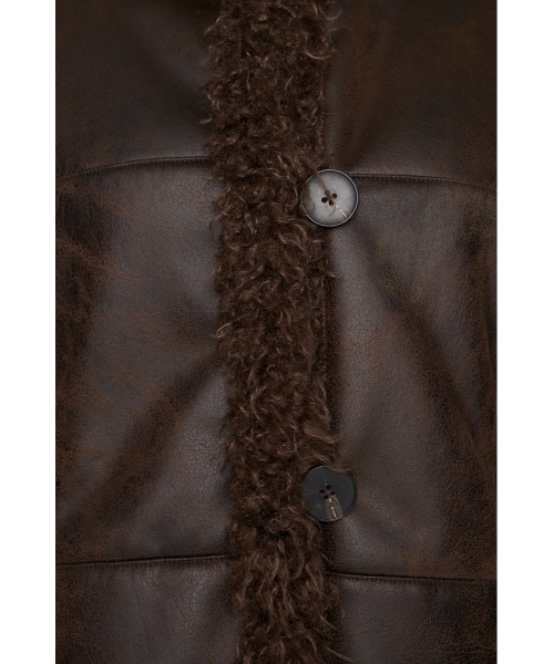 LAGUA GEM（ラグアジェム） ムートンコート ボアコート VINTAGE FAUX