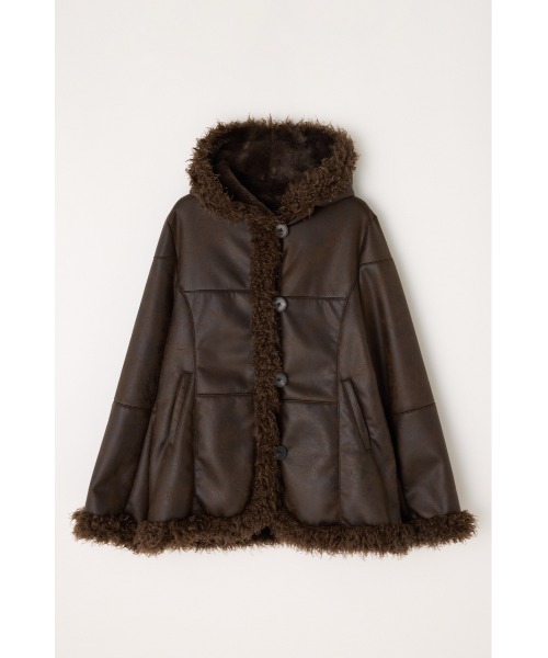 LAGUA GEM（ラグアジェム） ムートンコート ボアコート VINTAGE FAUX