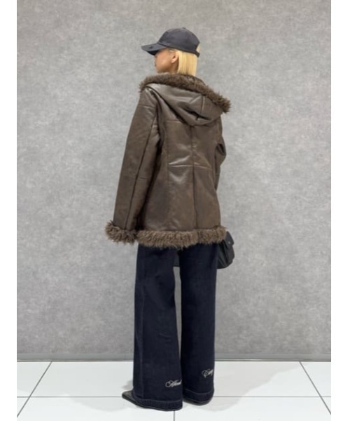 LAGUA GEM（ラグアジェム） ムートンコート ボアコート VINTAGE FAUX