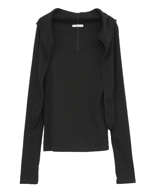 CLANE（クラネ） tシャツ CLANE/クラネ/BOW TIE HOODED CUT TOPS