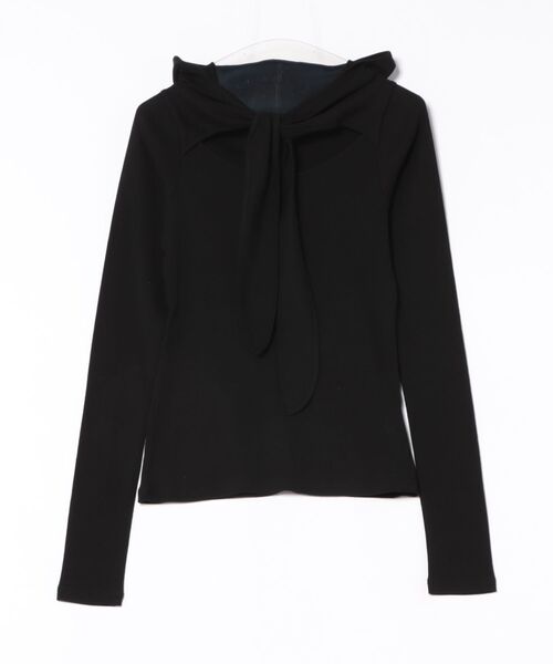 CLANE（クラネ） tシャツ CLANE/クラネ/BOW TIE HOODED CUT TOPS