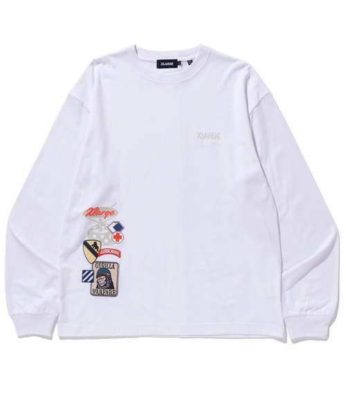 XLARGE（エクストラ ラージ） 長袖Tシャツ L ホワイト メンズ