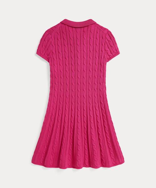 Polo Ralph Lauren Childrenswear ワンピース ケーブルニット コットン