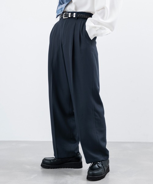 「JUNRED」 スラックス M ブルー系その他 メンズ_画像6