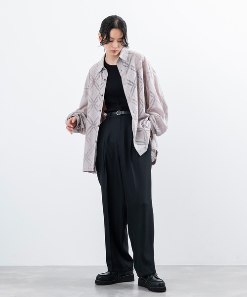 「JUNRED」 スラックス M ブルー系その他 メンズ_画像8