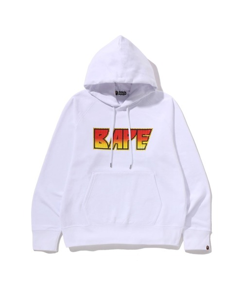 A BATHING APE（アベイシングエイプ） パーカー RHINESTONE LOGO