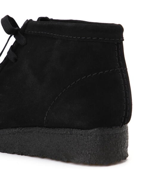 最終値下❗️Clarks Wallabee モカシン ブーツ ブラック UK8.5 Clarks（クラークス） デッキシューズ モカシン Clarks/クラークス