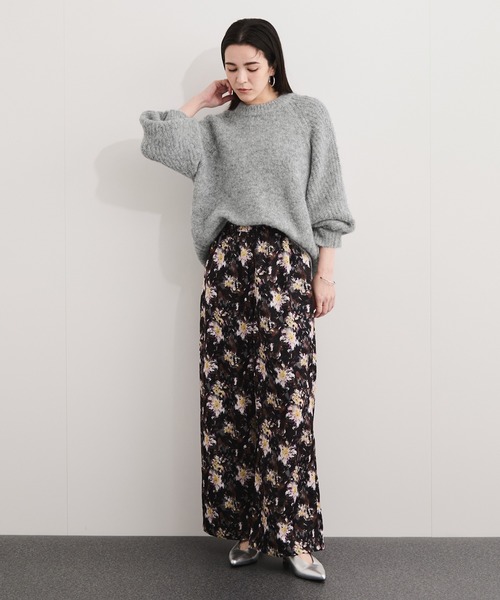 「LE CERCLE par rope'」 長袖ニット FREE パープル レディース_画像8