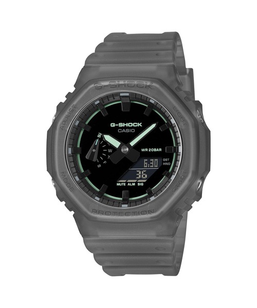 【未使用】 G-SHOCK レディース腕時計 ダークグレー　アナログ デジタル G-SHOCK 腕時計 SMOKE LIGHT / 2100シリーズ GA-2100K-1AJF Gショック