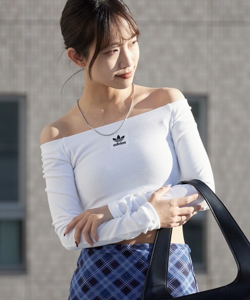 adidas OFF SHOULDER JERSEY オフショル adidas OFF SHOULDER JERSEY オフショル - メルカリ