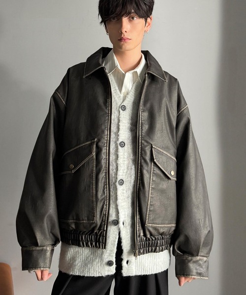 「Classical Origin」 ブルゾン MEDIUM ブラック メンズ_画像5