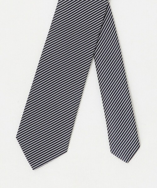 FRANCO BASSI（フランコバッシ） ネクタイ ネイビー ピンストライプ