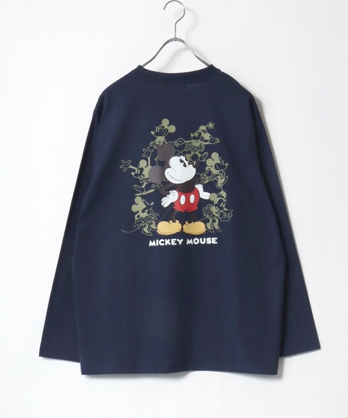 日本未発売海外ディズニー限定レディース総柄長袖トップス Disney（ディズニー） tシャツ 2026SS Disney/ディズニー ミッキー
