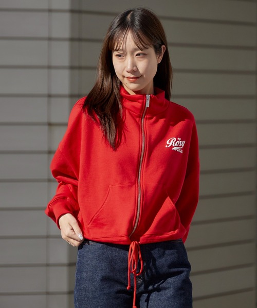 ROXY ジャージフルスーツ　レディースS ROXY（ロキシー） ジャージ ROXY WITH HEART ZIP クロップド丈 ジップ
