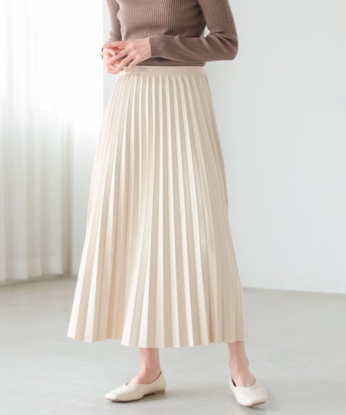 itto スカート マシュマロスエードアコーディオンプリーツスカート