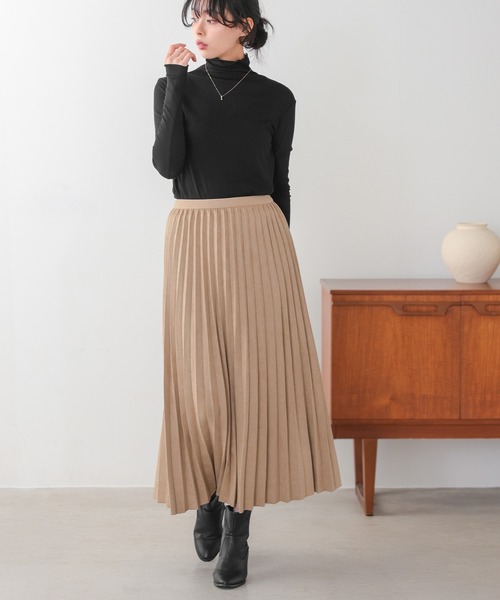 itto スカート マシュマロスエードアコーディオンプリーツスカート