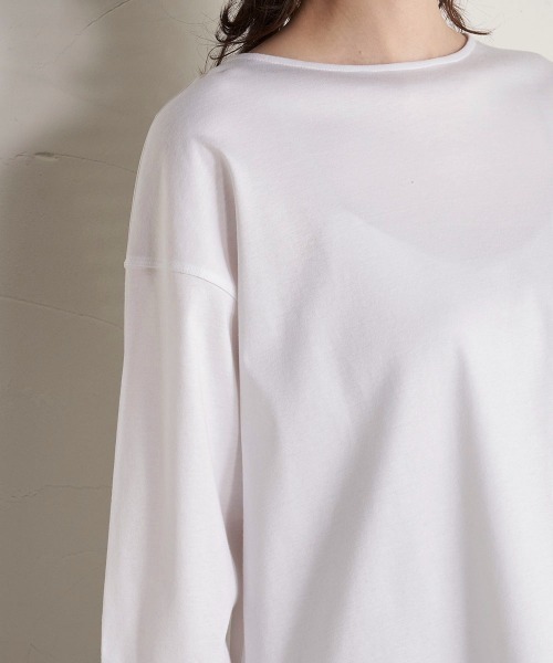 「la.f…」 長袖ブラウス 9号 ライトブルー レディース_画像4