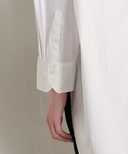 「la.f…」 長袖ブラウス 9号 ライトブルー レディース_画像8