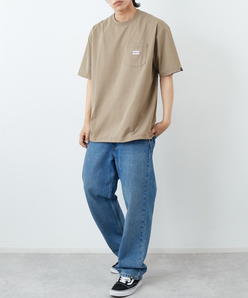uvカット tシャツ 「Marmot/マーモット」 別注 ドローコード付き ワッペンロゴ ポケットTシャツ「追加」 レディース メンズの画像