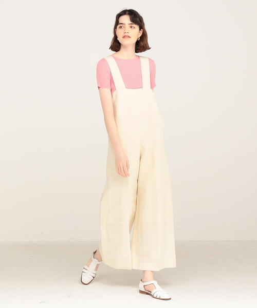 「BALLSEY」 オーバーオール 36 ベージュ レディース