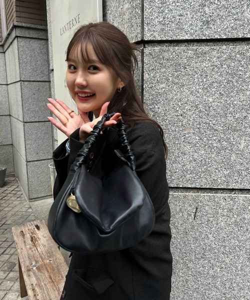 「EFOLE」 ハンドバッグ FREE ブラック レディース_画像2