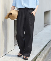 JOURNALSTANDARDウォッシャブルコットンリネンVISストレートパンツ JOURNAL STANDARD（ジャーナルスタンダード） パンツ 「追加