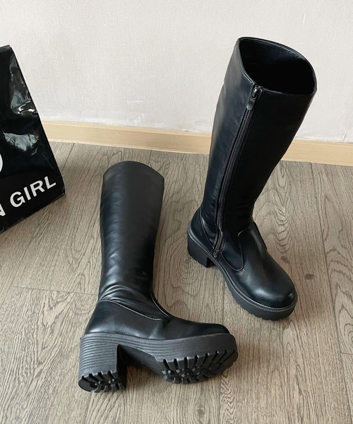 「Shoes in Closet」 ロングブーツ L ブラック レディース_画像6