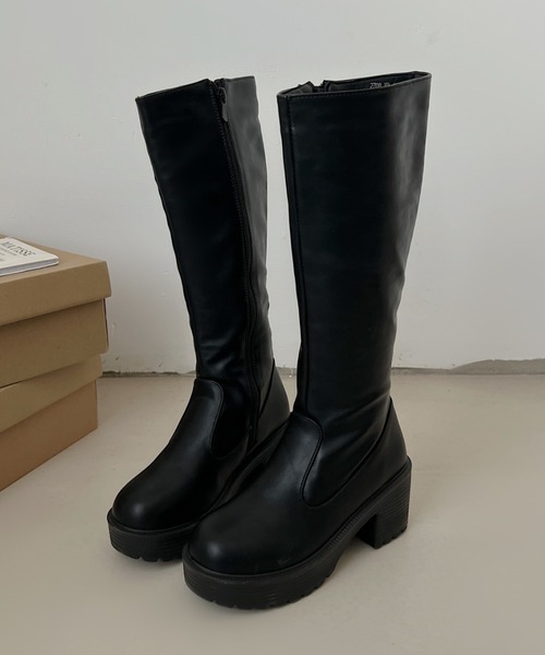 「Shoes in Closet」 ロングブーツ L ブラック レディース_画像9