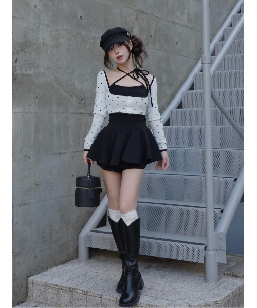 Darich（ダーリッチ） スカート 美シルエットフレアミニスカート