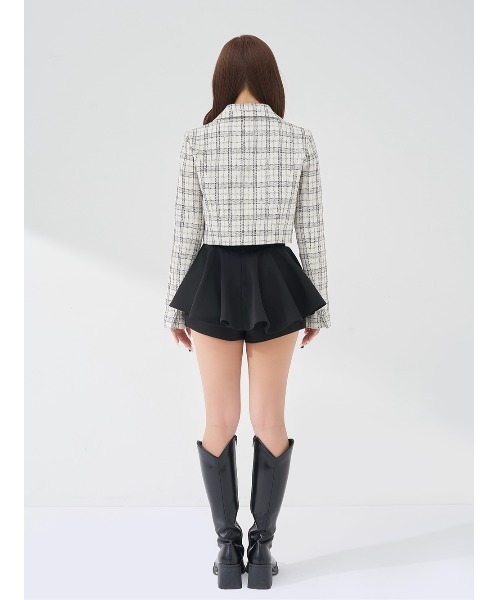 新品タグ付き ダーリッチ 美シルエットフレアミニスカート ベージュ フリー Darich（ダーリッチ） スカート 美シルエットフレアミニスカート