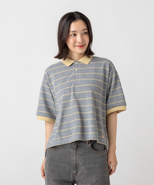 ERL ストライプスリーブ ポロシャツ XS ERL メンズ ポロシャツ通販 - FARFETCH