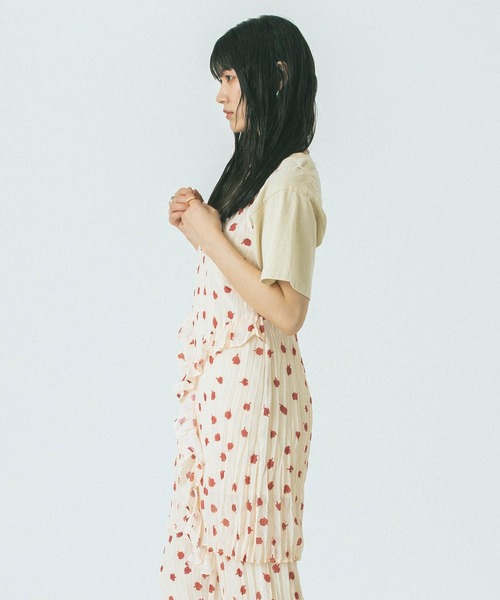 「ROSE BUD」 サロペットスカート ONE SIZE ベージュ レディース_画像6