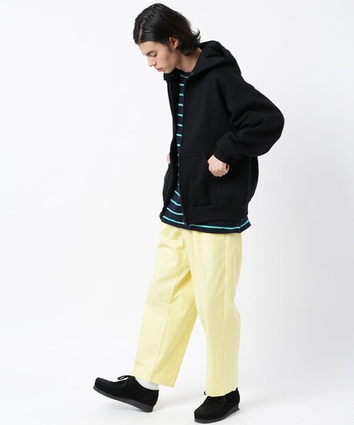 「FREAK'S STORE」 ジップアップパーカー SMALL グレー メンズ_画像3
