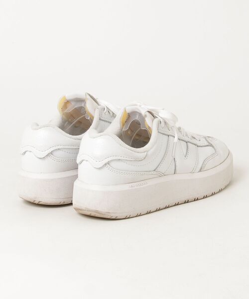 「New Balance」 ローカットスニーカー 24.0cm ホワイト メンズ_画像2