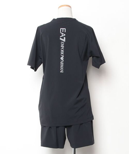 EA7 「EMPORIO ARMANI EA7」 セットアップ SMALL ブラック メンズ 