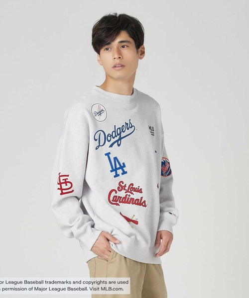 「MLB」 スウェットカットソー X-LARGE ブラック メンズ_画像5
