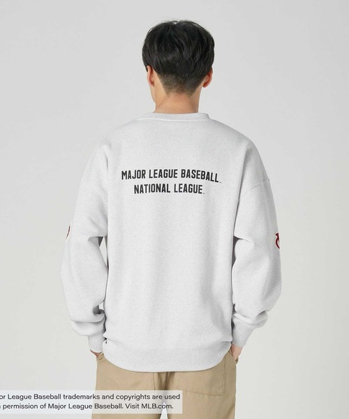 「MLB」 スウェットカットソー X-LARGE ブラック メンズ_画像7