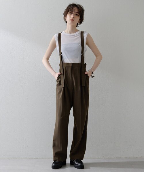「THE PAUSE」 パンツ 38 ブラウン レディース