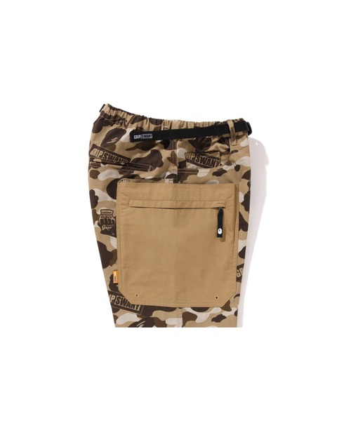 「A BATHING APE」 イージーパンツ LARGE ベージュ メンズの画像